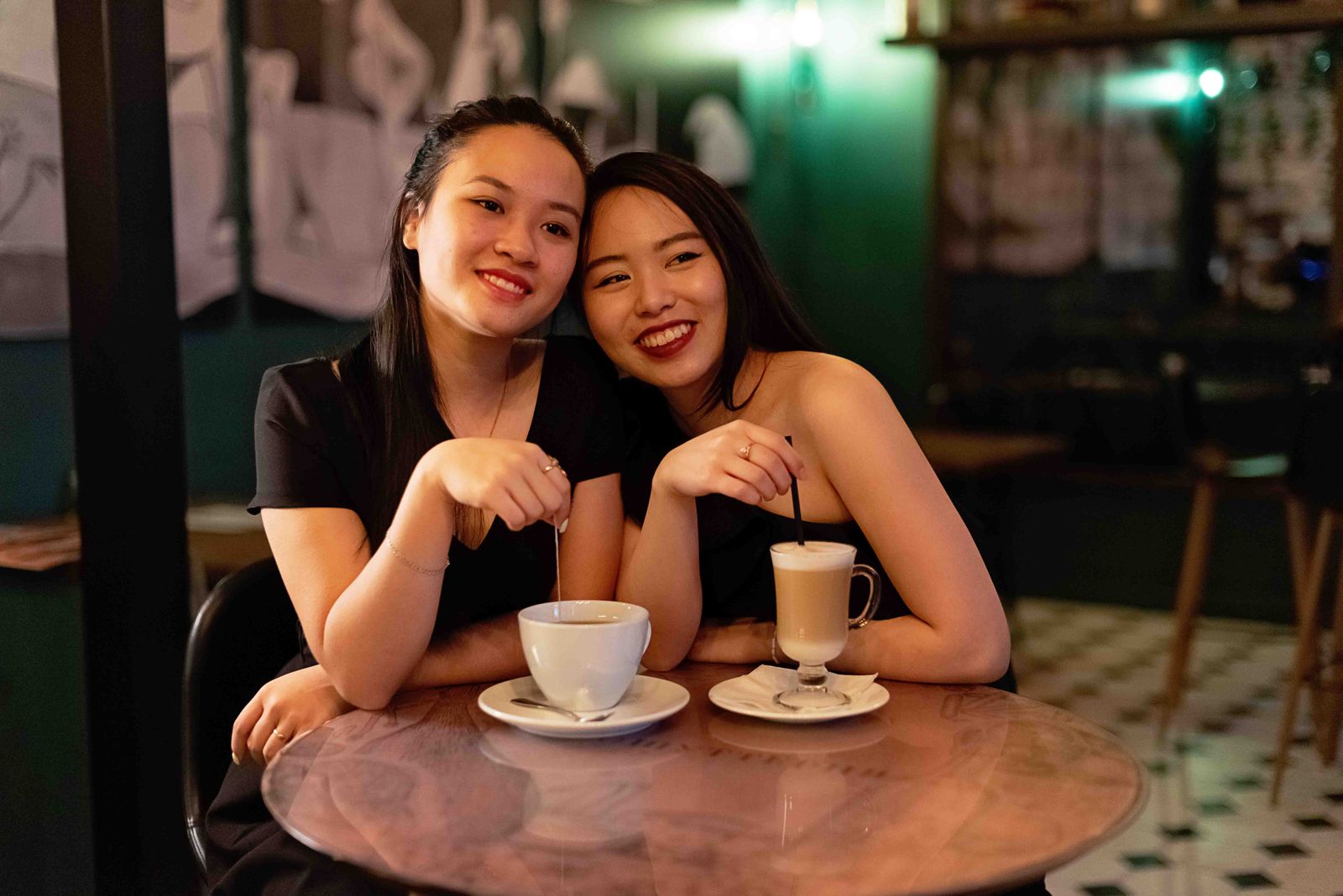 Illustrative stock photograph of a coffee outing
